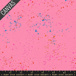 Speckled Canvas in Flamingo