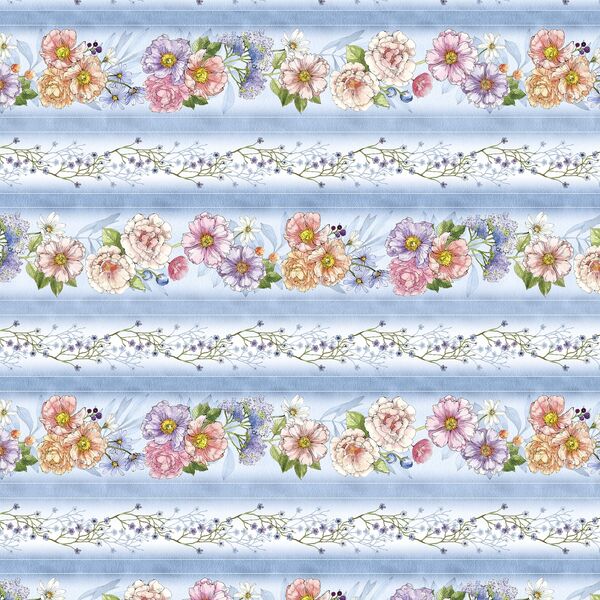 Storytale Blooms Border Print in Multi