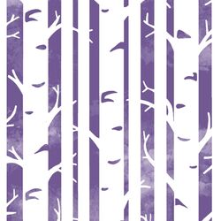 Big Birches in Ultra Violet