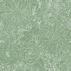 Paperie in Dusk Green