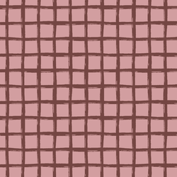 Painted Check in Vintage Rose
