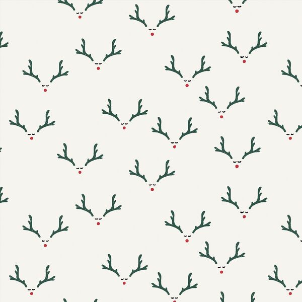 Antlers in Pine Needle on Bone