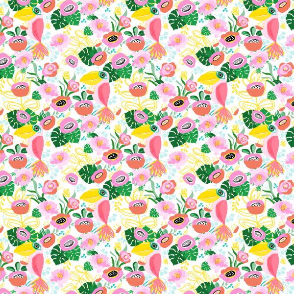Small Calypso Toucans in White