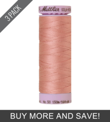 Antique Pink (9105-0637) - Silk Finish Cotton 50wt - 164 Yards (3 Pack)