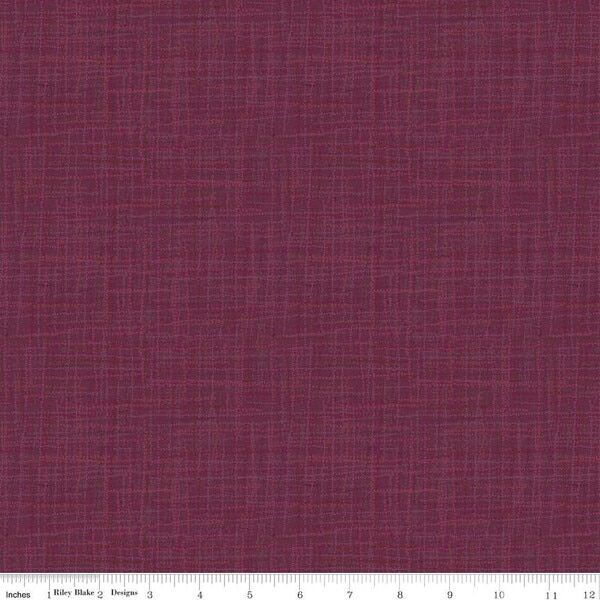 Grasscloth Cottons in Plum