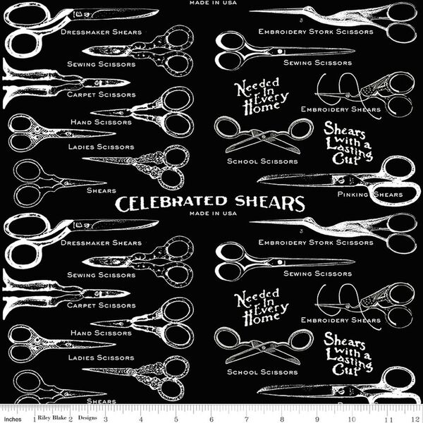 Sewing Shears in Black