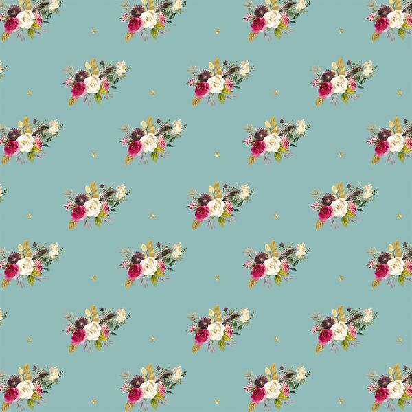 Small Woodland Bouquet in Pool