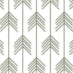 Vanes in Olive on White