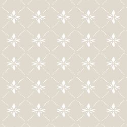 Quilted Snowflake in Almond Sugar