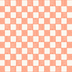 Textured Check in Sweet Orange