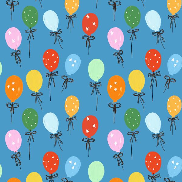 Floating Celebration in Blue