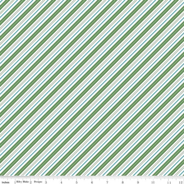 Candy Cane Stripes in Green
