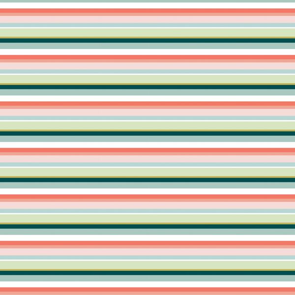 Little Summer Stripe in Melon
