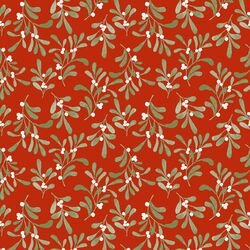 Playful Holly in Ornament Red