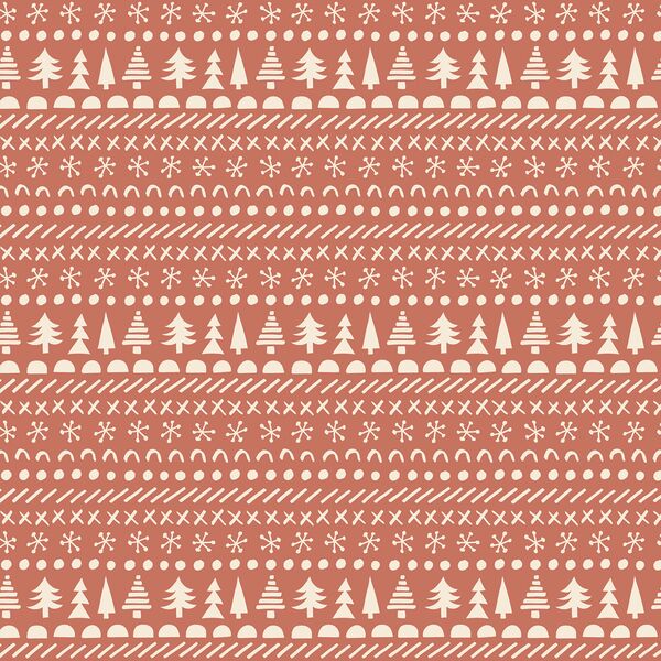 Tree Stitches in Candy Cane