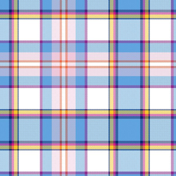 Evening Tulips Plaid in Vivid