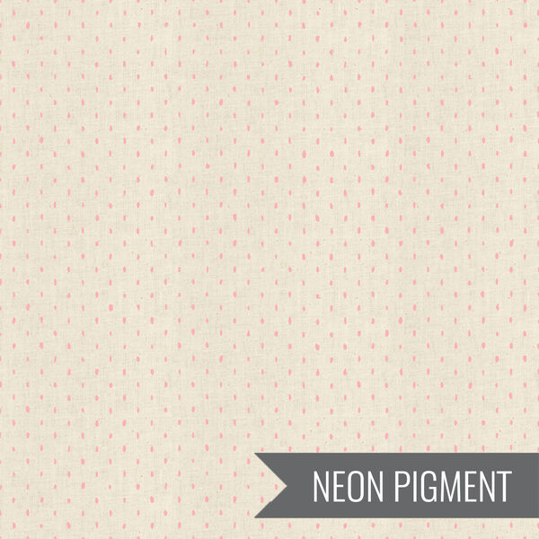 Stitch and Repeat in Pink Glow Unbleached Neon