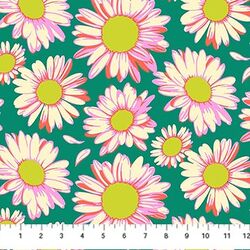 Sunshine Daisies in Emerald