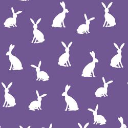 Cottontail Silhouette in Ultra Violet