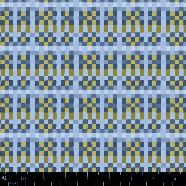 Patchwork Check in Olive Multi