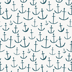 Anchors in Atlantic Blue