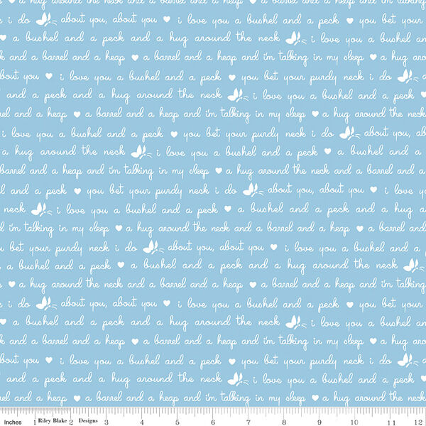 Text in Blue