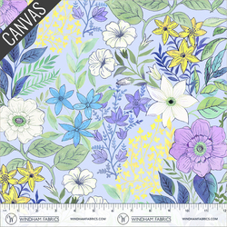 Blossom Canvas in Periwinkle