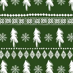 Festive Sweater in Holly Green
