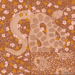 Desert Rattlesnake in Copper