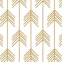 Vanes in Marigold on White
