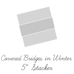 Covered Bridges in Winter 5" Square Pack