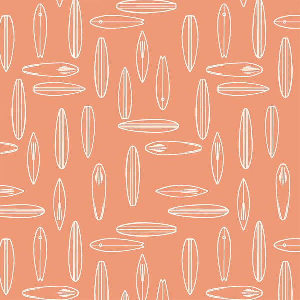 Summer Surfing in Peach