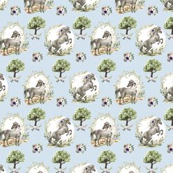 Small Royal Horses in Light Breeze