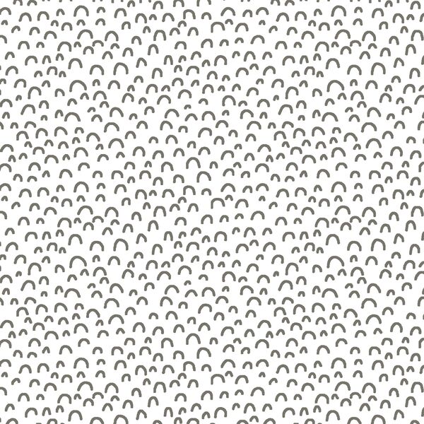 Doodle in Greige on White