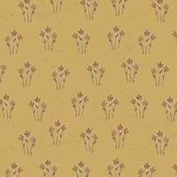Garden Floral in Vintage Marigold