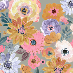 Charlotte Floral in Bright Sage
