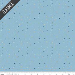 Stars Flannel in Blue
