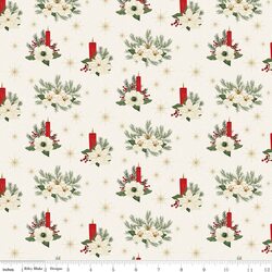 Candle Flowers in Cream