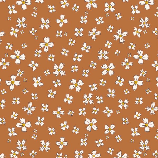 Daisy Blooms in Bronze