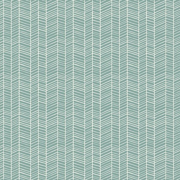 Little Herringbone in Blue Haze