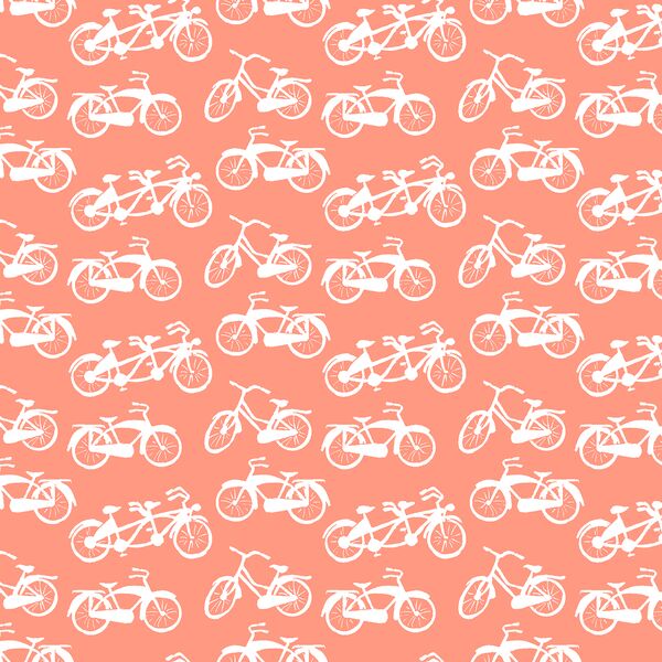Silhouette in Coral