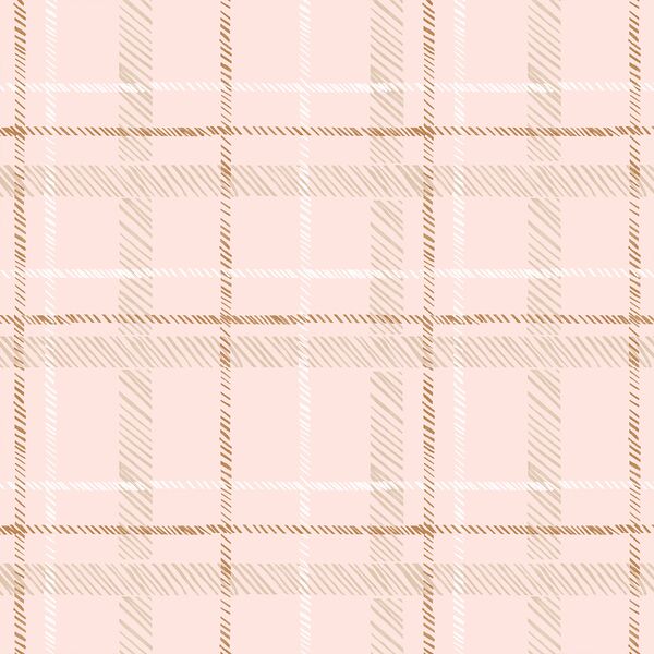 Harley Tartan in Blush Pink