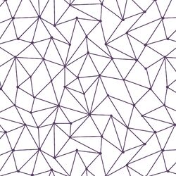 Astral Nights in Aubergine on White