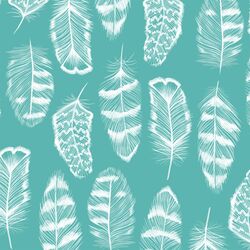 Plume in Seafoam