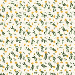 Yellow Branches in Ivory