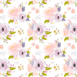 Corsage Floral in Peachy Plum