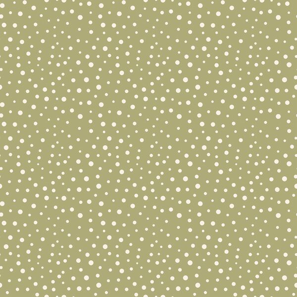 Spots in Moss Green