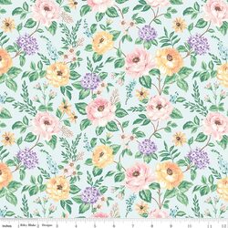 Floral in Blue
