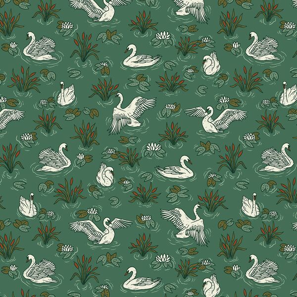 Swirling Swans in Hunter