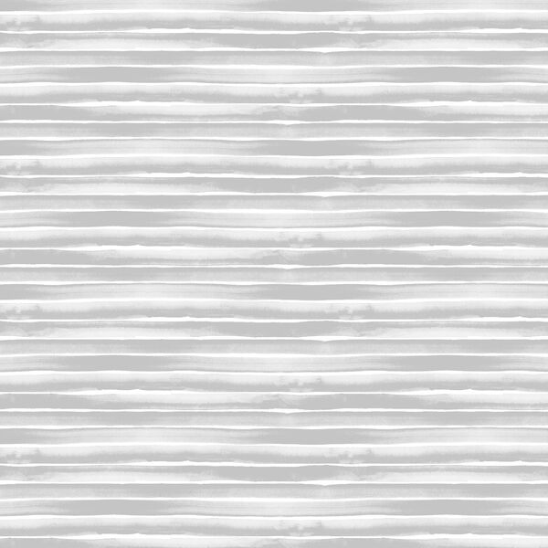 Watercolor Stripe in Light Gray